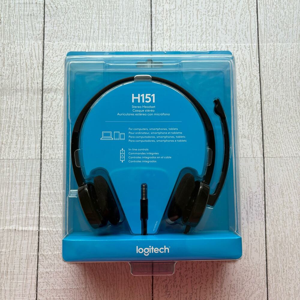 Logitech H151 Headset New In Packaging